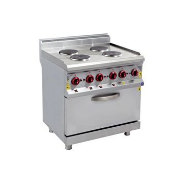 Csa İnox Karacasan 80x80 cm 4 1 Elektrikli 4'lü Kuzine Ocak