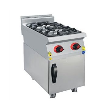 Csa İnox Karacasan 900 Seri Dolaplı 40 cm 2 Gözlü Tüplü Ocak