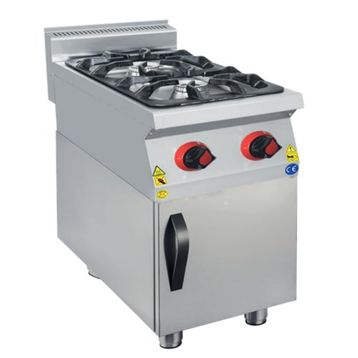 Csa İnox Karacasan 900 Seri Dolaplı 40 cm 2 Gözlü Tüplü Ocak