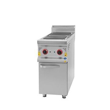 Csa İnox Karacasan 900 Seri Dolaplı Elektrikli Çift Gözlü Ocak