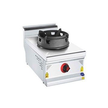 Csa İnox Karacasan 900 Seri Set Üstü 40 cm Tek Gözlü Doğalgazlı Wok Ocak