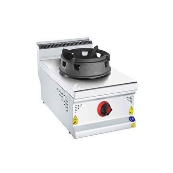 Csa İnox Karacasan 900 Seri Set Üstü 40 cm Tek Gözlü Doğalgazlı Wok Ocak