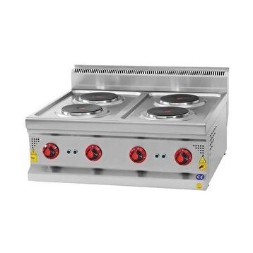 Csa İnox Karacasan 900 Seri Set Üstü 80 cm 4 Gözlü Elektrikli Ocak