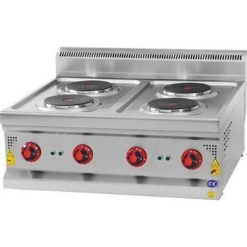 Csa İnox Karacasan 900 Seri Set Üstü 80 cm 4 Gözlü Elektrikli Ocak