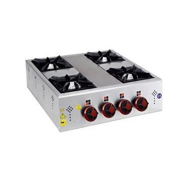 Csa İnox Karacasan Doğalgazlı 4 Gözlü Mini Set Üstü Ocak