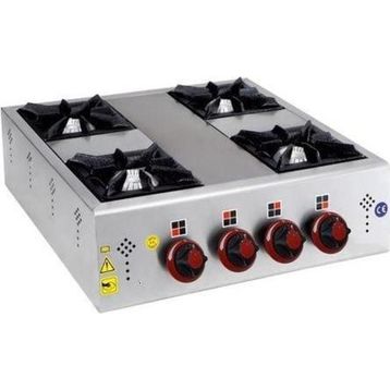 Csa İnox Karacasan Doğalgazlı 4 Gözlü Mini Set Üstü Ocak