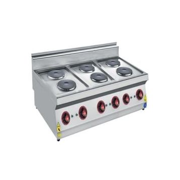 CSA Karacasan 120 cm 700 Seri Set Üstü Altı Gözlü Elektrikli Ocak