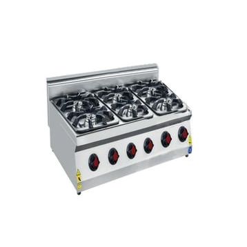 CSA Karacasan 120 cm 700 Seri Set Üstü Altı Gözlü Tüplü Tüplü Ocak