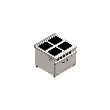 CSA Karacasan 4+1 Elektrikli 4'lü Fırınlı Ocak