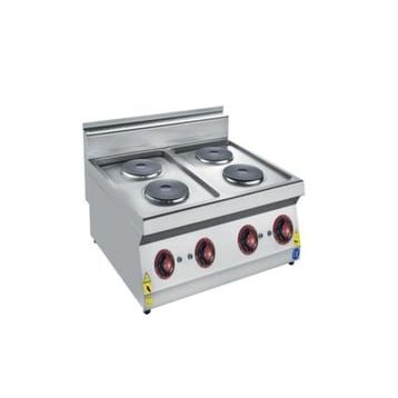 CSA Karacasan 80 cm 700 Seri Set Üstü Dört Gözlü Elektrikli Ocak