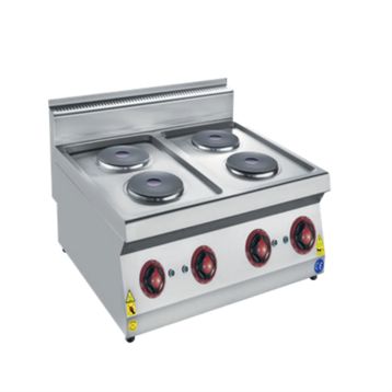 CSA Karacasan 80 cm 700 Seri Set Üstü Dört Gözlü Elektrikli Ocak