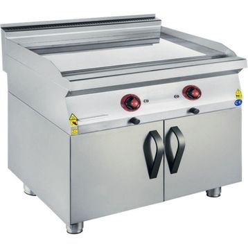 CSA Karacasan 900 Seri 80x90x85 cm Dolaplı Elektrikli Düz Pleyt Izgara