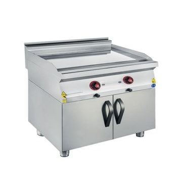 CSA Karacasan 900 Seri 80x90x85 cm Dolaplı Elektrikli Düz Pleyt Izgara