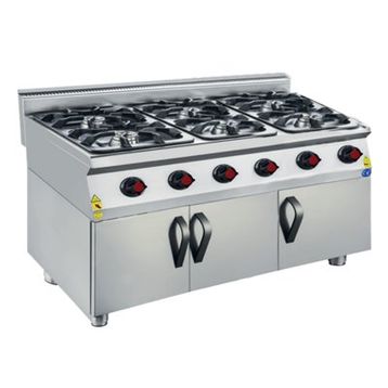 CSA Karacasan 900 Seri Dolaplı 120 cm 6 Gözlü Tüplü Ocak
