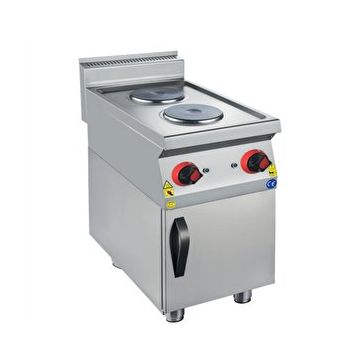 CSA Karacasan 900 Seri Dolaplı 40 cm 2 Gözlü Elektrikli Ocak