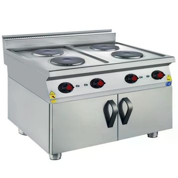 CSA Karacasan 900 Seri Dolaplı 80 cm 4 Gözlü Elektrikli Ocak