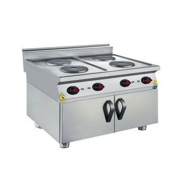 CSA Karacasan 900 Seri Dolaplı 80 cm 4 Gözlü Elektrikli Ocak