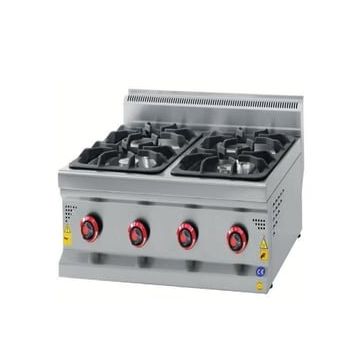 CSA Karacasan 900 Seri Set Üstü 80 cm 4 Gözlü Doğalgazlı Ocak