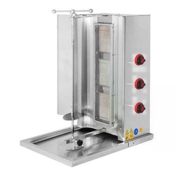 CSA Karacasan Doğalgazlı 3 Radyanlı Döner Ocağı Makinesi