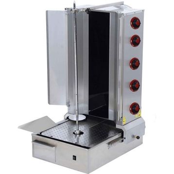 CSA Karacasan Elektrikli 5 Radyan Alttan Motorlu Döner Ocağı Makinesi
