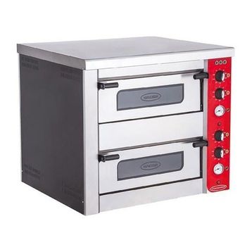 CSA Karacasan Elektrikli Çift Katlı 8 Pizzalık Pizza Fırını
