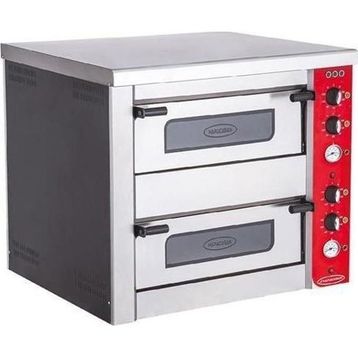 CSA Karacasan Elektrikli Çift Katlı 8 Pizzalık Pizza Fırını