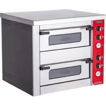 CSA Karacasan Elektrikli Çift Katlı 8 Pizzalık Pizza Fırını