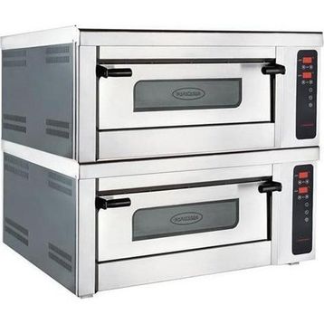 CSA Karacasan Elektrikli Çift Katlı 8'li Dijital Pizza Fırını