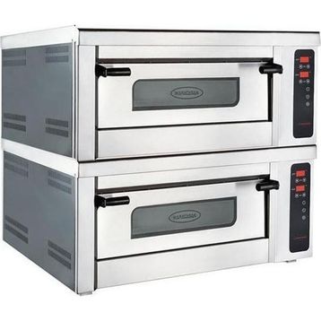 CSA Karacasan Elektrikli Çift Katlı 8'li Dijital Pizza Fırını