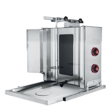 CSA Karacasan Endüstriyel Elektrikli 2 Radyanlı Döner Ocağı Makinesi