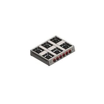 CSA Karacasan Tüplü 6 Gözlü Mini Set Üstü Ocak