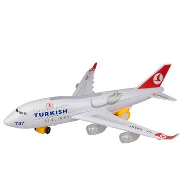 CStars Türk Hava Yolları A747 Işıklı Hareketli Orta Boy Oyuncak Uçak
