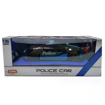 Ctoy CTOY-QX3689-A4 1:16 Işıklı ve Sesli Uzaktan Kumandalı Polis Arabası