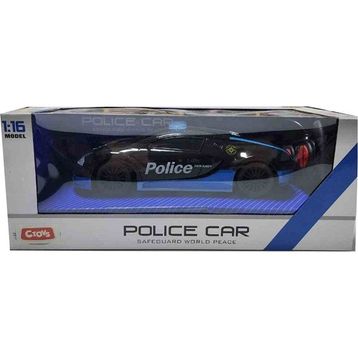 Ctoy CTOY-QX3689-A4 1:16 Işıklı ve Sesli Uzaktan Kumandalı Polis Arabası