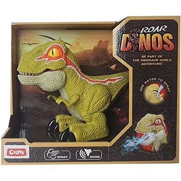 Ctoy QX025 Gri Işıklı ve Sesli Buhar Çıkaran Dinozor