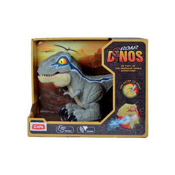 Ctoy QX025 Gri Işıklı ve Sesli Buhar Çıkaran Dinozor