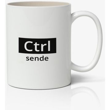 Ctrl Sende Yazılı Baskılı Kupa