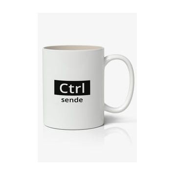Ctrl Sende Yazılı Baskılı Kupa