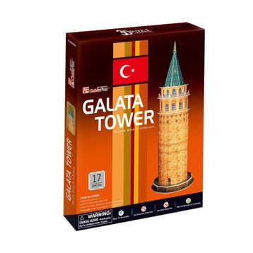 Cubic Fun 3D 17 Parça Galata Kulesi Puzzle