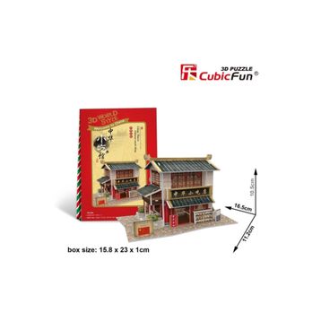 Cubic Fun 3D 30 Parça Çin Restoranı Puzzle