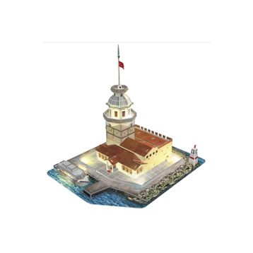 Cubic Fun 3D 66 Parça Led Kız Kulesi Puzzle
