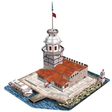 Cubic Fun 3D Kız Kulesi 66 Parça Puzzle