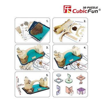 Cubic Fun 3D Mostar Köprüsü 64 Parça Puzzle