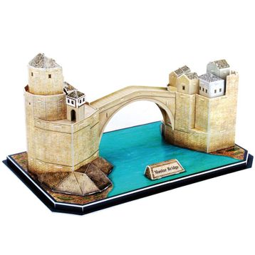 Cubic Fun 3D Mostar Köprüsü 64 Parça Puzzle