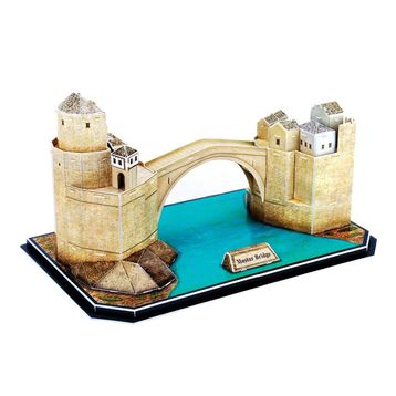 Cubic Fun 3D Mostar Köprüsü 64 Parça Puzzle