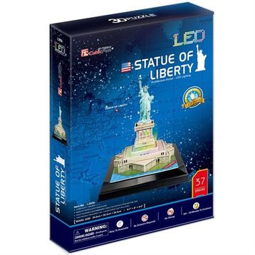 Cubic Fun 3D Özgürlük Anıtı ABD 37 Parça Puzzle