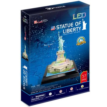 Cubic Fun 3D Özgürlük Anıtı ABD 37 Parça Puzzle