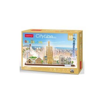Cubic Fun Barcelona 3d 186 Parça Puzzle