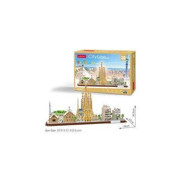 Cubic Fun Barcelona 3d 186 Parça Puzzle