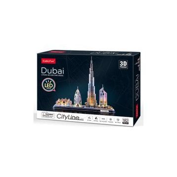 Cubic Fun Dubai 3D 182 Parça Led Işıklı Puzzle